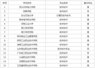 全國高校軟件技術(shù)專業(yè)概覽 聚焦計算機應(yīng)用軟件開發(fā)